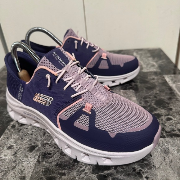 Skechers Slip Ins Womens Sz 7 Glide Step Pro 150420 Purple & Pink Comfort - Picture 12 of 14